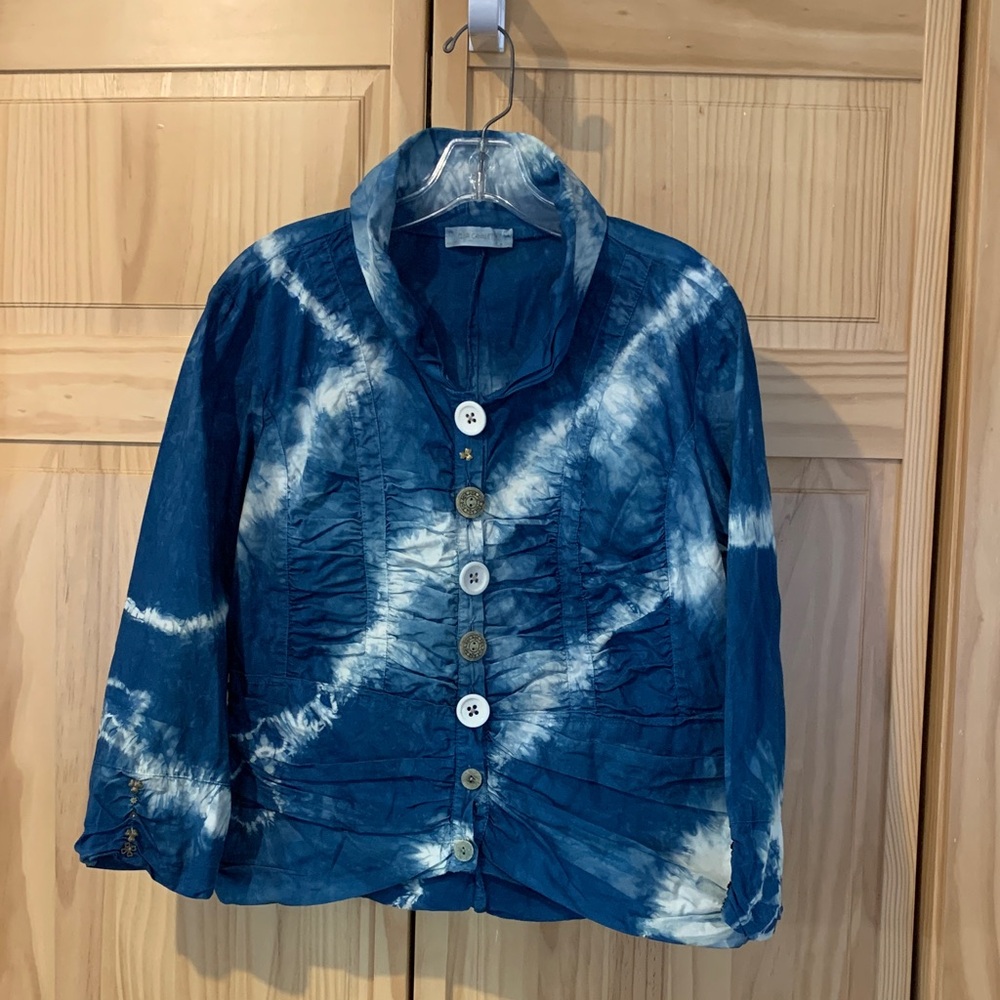 Elisa Cavaletti Indigo-Dyed Jacket